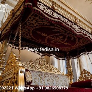 Luxury Wooden Swing Design with Intricate Carving Work No-3973
