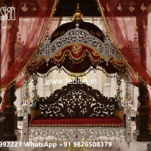 Artistic Wood Carving Swing Design with Traditional Craftsmanship No-3979