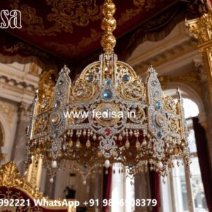 Royal Wood Carving Swing Design for Luxury Interior Styling No-3980