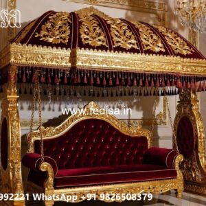 Wood Carving Swing Design for Modern Traditional Homes No-3982