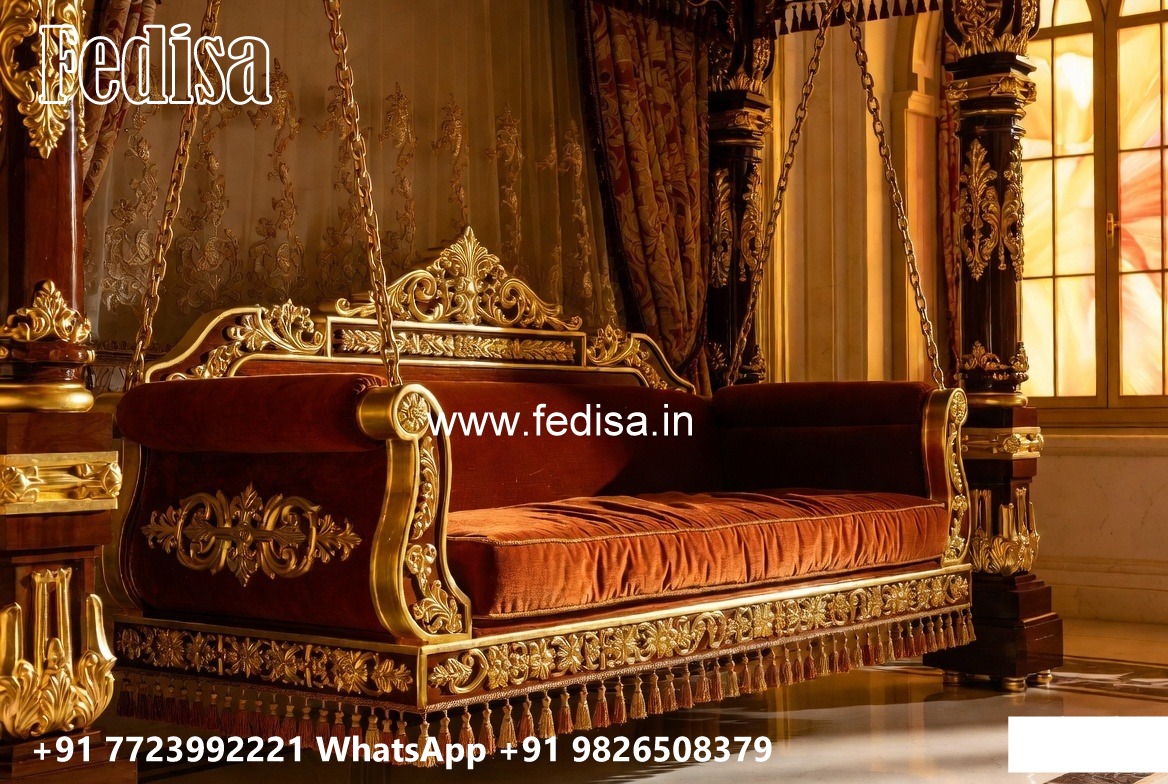Handcrafted Wood Carving Swing Design for Elegant Hall Decor No-4011