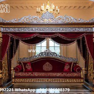 Luxury Wood Carving Swing Design with Palace Inspired Look No-4017