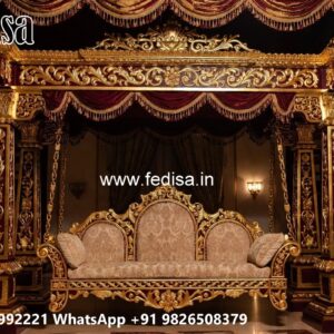 Wood Carving Swing Design with Premium Heritage Craftsmanship No-4025
