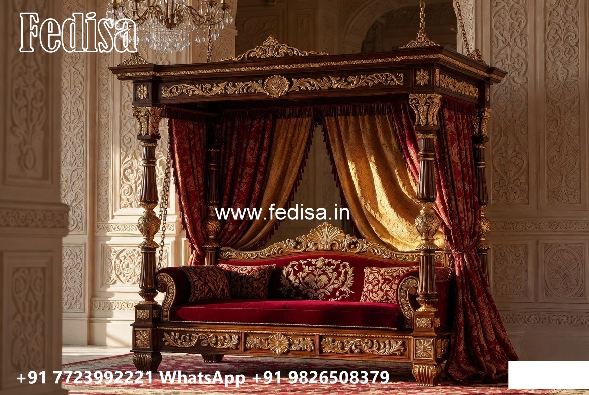 Wood Carving Swing Design with Stylish Decorative Features No-4035
