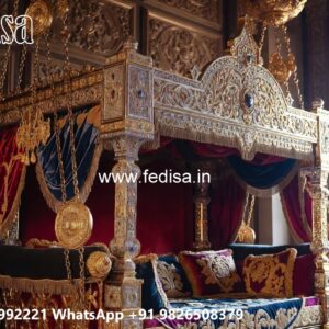 Elegant Wood Carving Swing Design for Heritage Villas No-4038