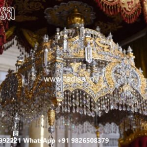 Luxury Wood Carving Swing Design with Rich Craftsmanship No-4041