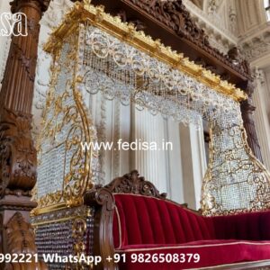 Wood Carving Swing Design with Beautiful Handcrafted Finish No-4044