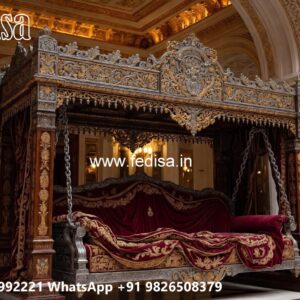 Classic Wooden Swing Design for Luxury Villa Interiors No-4056