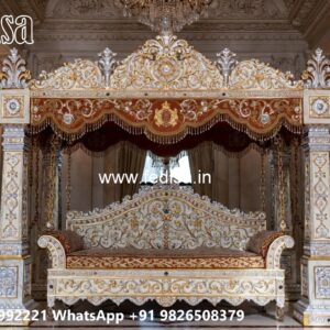 Royal Maharaja Wooden Swing Design for Luxury Homes No-4075