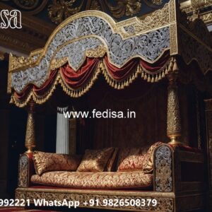 Traditional Jhula Wooden Swing Design for Indian Houses No-4079