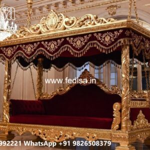 Luxury Wooden Jhula Design for Hall Interior Styling No-4083