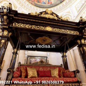 Premium Wooden Swing Design for Modern Villa Decor No-4101