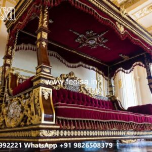 Elegant Wooden Swing Design for Luxury Drawing Rooms No-4113