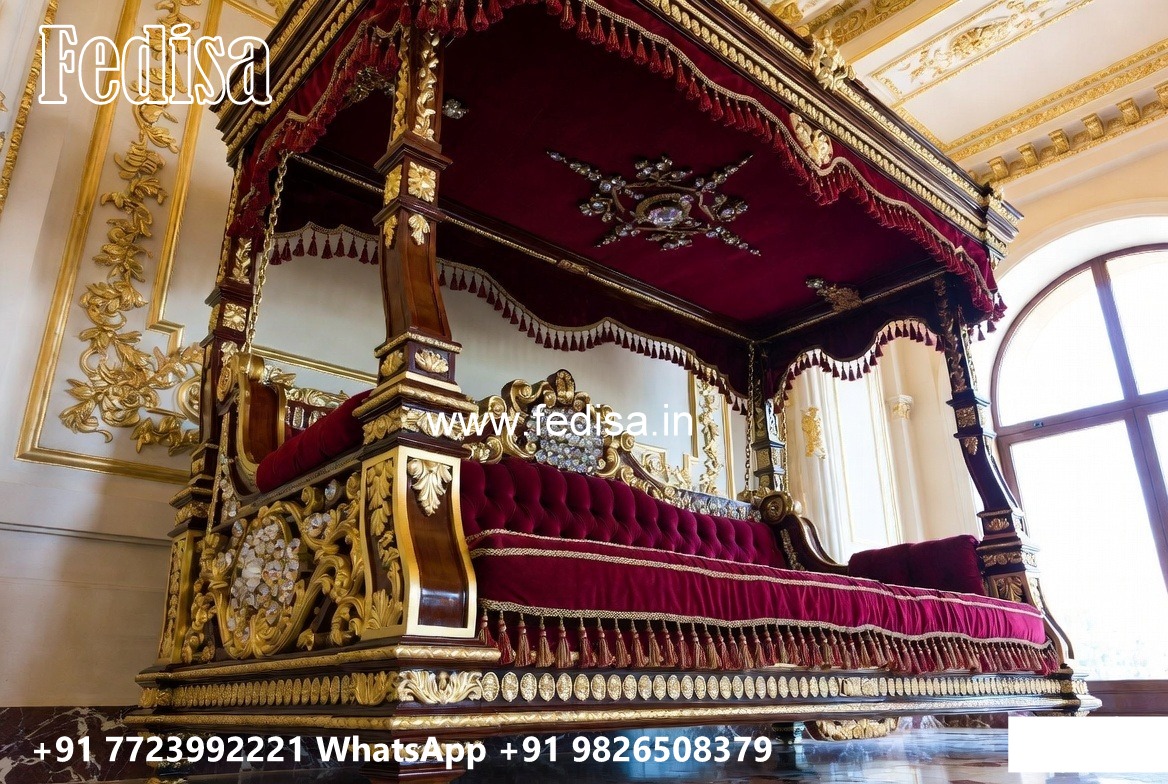 Elegant Wooden Swing Design for Luxury Drawing Rooms No-4113