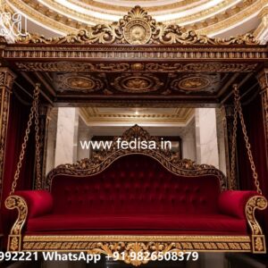 Luxury Wooden Swing Design with Decorative Chains No-4120