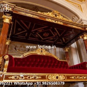 Wooden Swing Design for Comfortable Indoor Seating No-4129