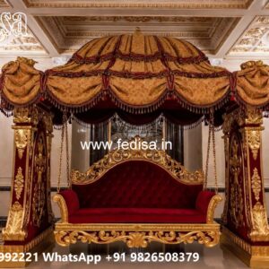 Wooden Swing Design for Luxury Apartment Interiors No-4132