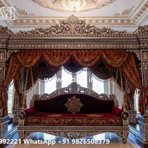 Wooden Swing Design with Traditional Indian Touch No-4142