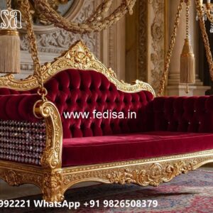 Luxury Swing Design with Decorative Floral Carvings No-4172