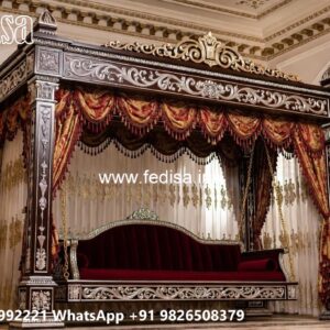 Luxury Swing Design with Beautiful Carved Backrest No-4196