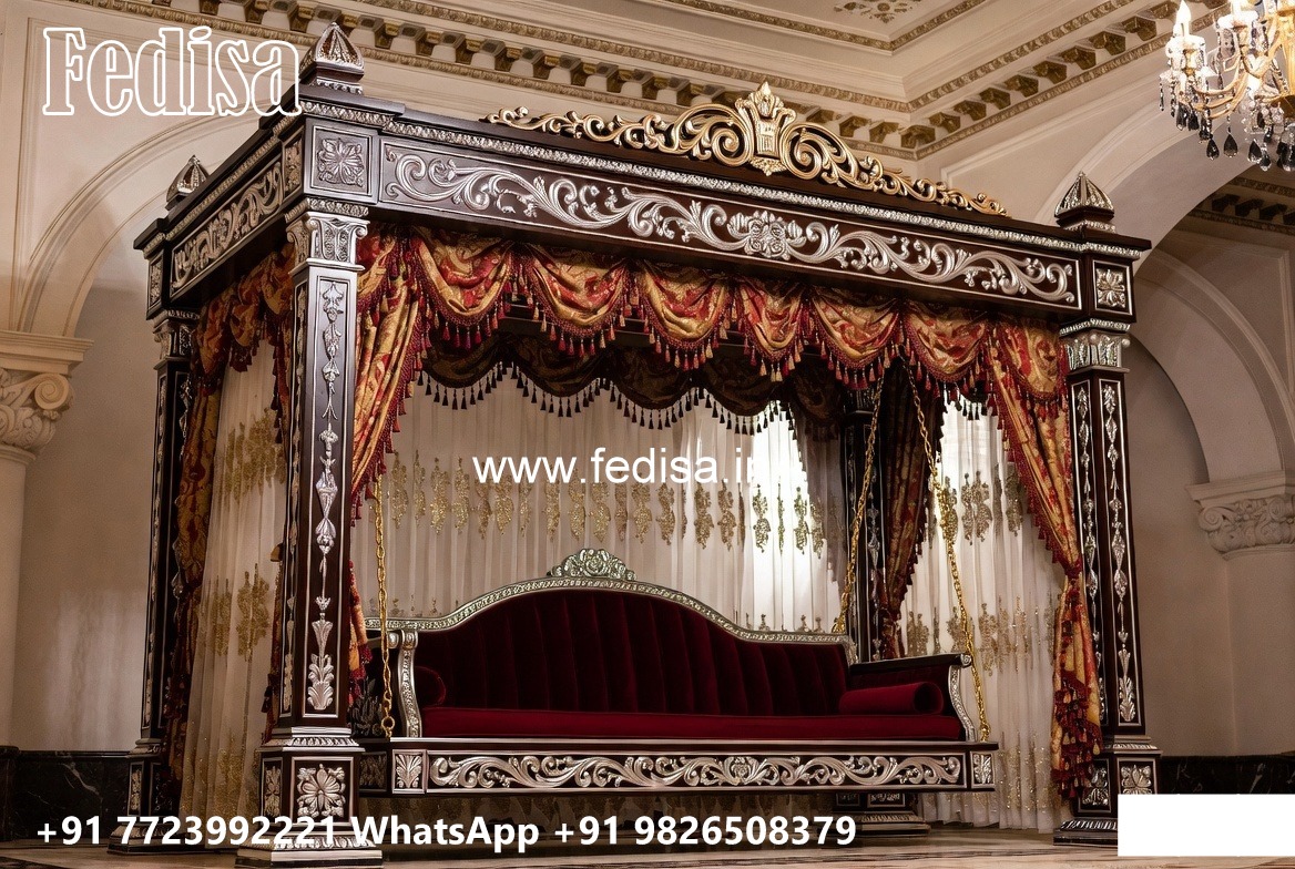Luxury Swing Design with Beautiful Carved Backrest No-4196