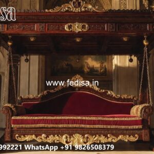 Luxury Swing Design with Artistic Floral Engraving No-4222