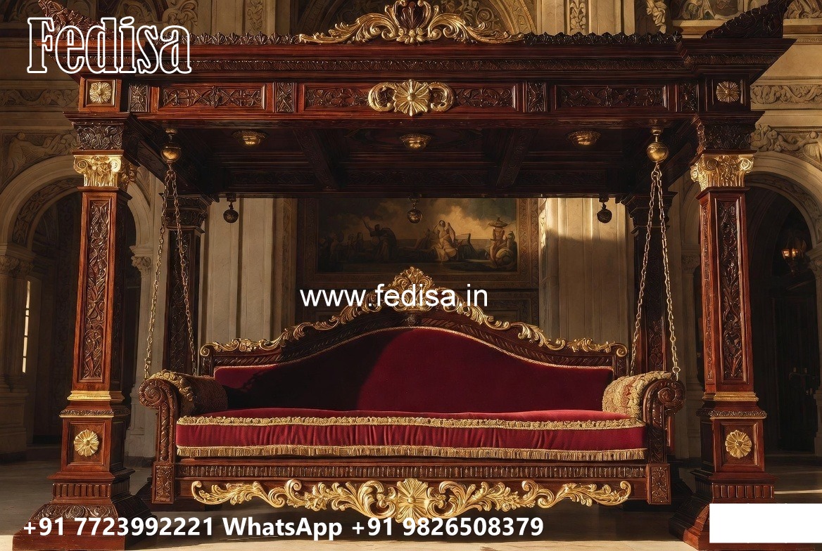 Luxury Swing Design with Artistic Floral Engraving No-4222