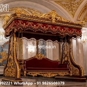 Elegant Classic Swing Design with Decorative Carvings No-4270