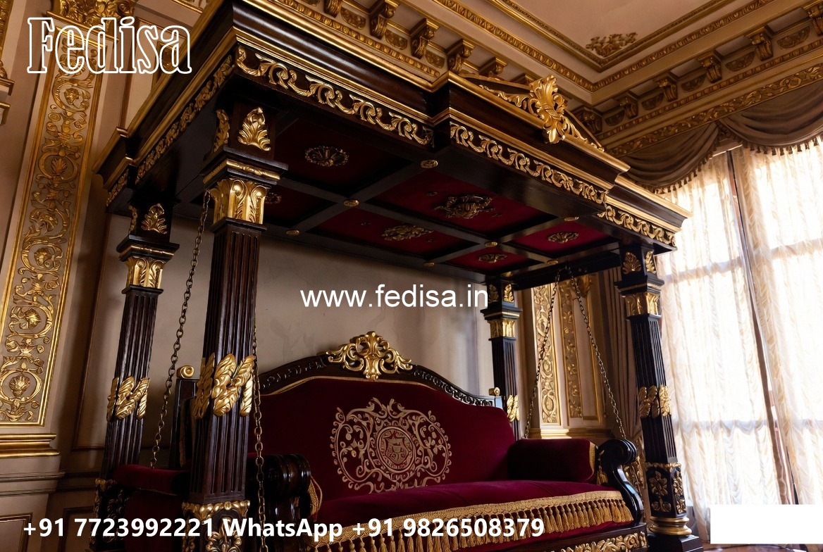 Stylish Royal Swing Design with Decorative Brass Chains No-4356