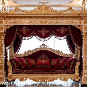 Wooden Royal Swing Design with Artistic Traditional Touch No-4366