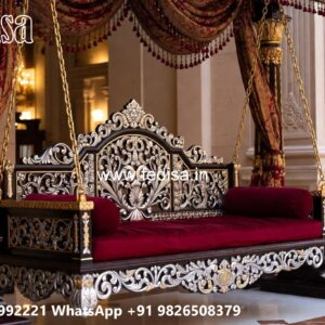 Wooden Royal Swing Design with Decorative Backrest No-4392