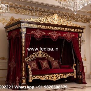 Handcrafted Wood Carving Swing Design for Elegant Living Rooms No-4402
