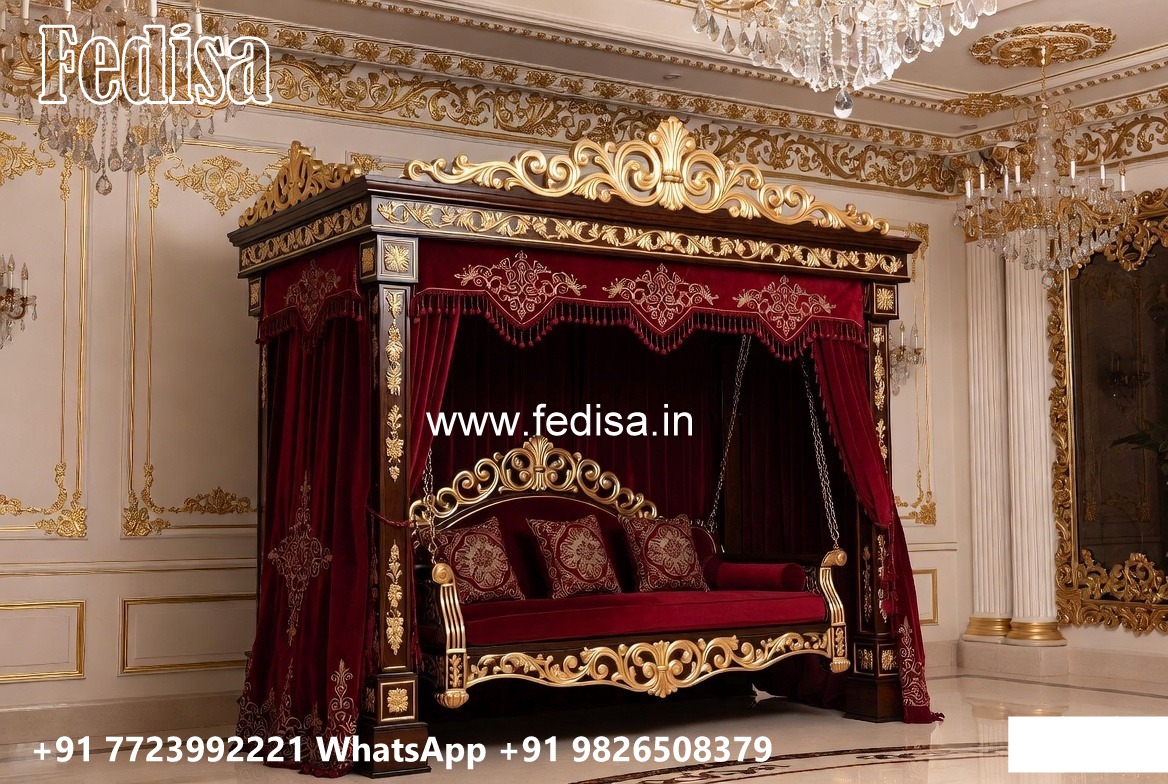 Handcrafted Wood Carving Swing Design for Elegant Living Rooms No-4402