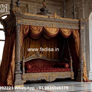 Premium Wood Carving Swing Design for Heritage Homes No-4406