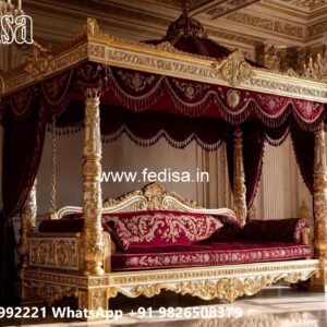 Designer Wood Carving Swing Design for Luxury Villas No-4411
