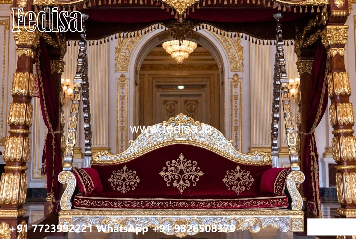 Indoor Wood Carving Swing Design for Stylish Seating Areas No-4413