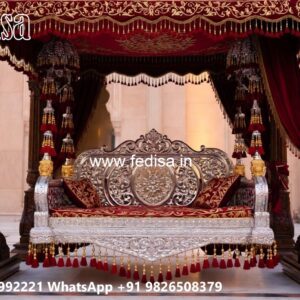 Traditional Wood Carving Swing Design with Floral Engraving No-4418