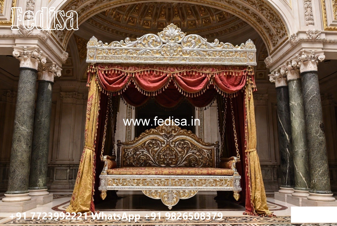 Handcrafted Wood Carving Swing Design with Rich Detailing No-4421