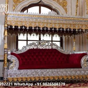 Antique Wood Carving Swing Design with Heritage Look No-4426