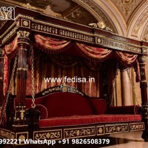 Beautiful Wood Carving Swing Design with Vintage Appeal No-4431