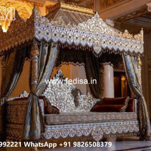 Luxury Wood Carving Swing Design with Decorative Chains No-4435