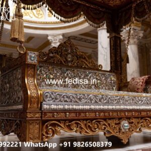 Indoor Wood Carving Swing Design for Stylish Home Ambience No-4439