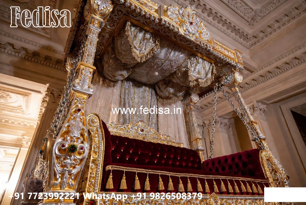 Premium Wood Carving Swing Design for Spacious Halls No-4443