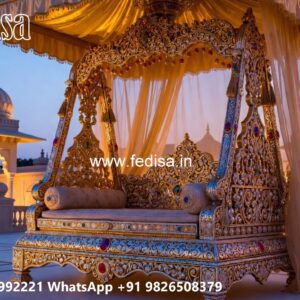 Decorative Wood Carving Swing Design with Artistic Finish No-4455