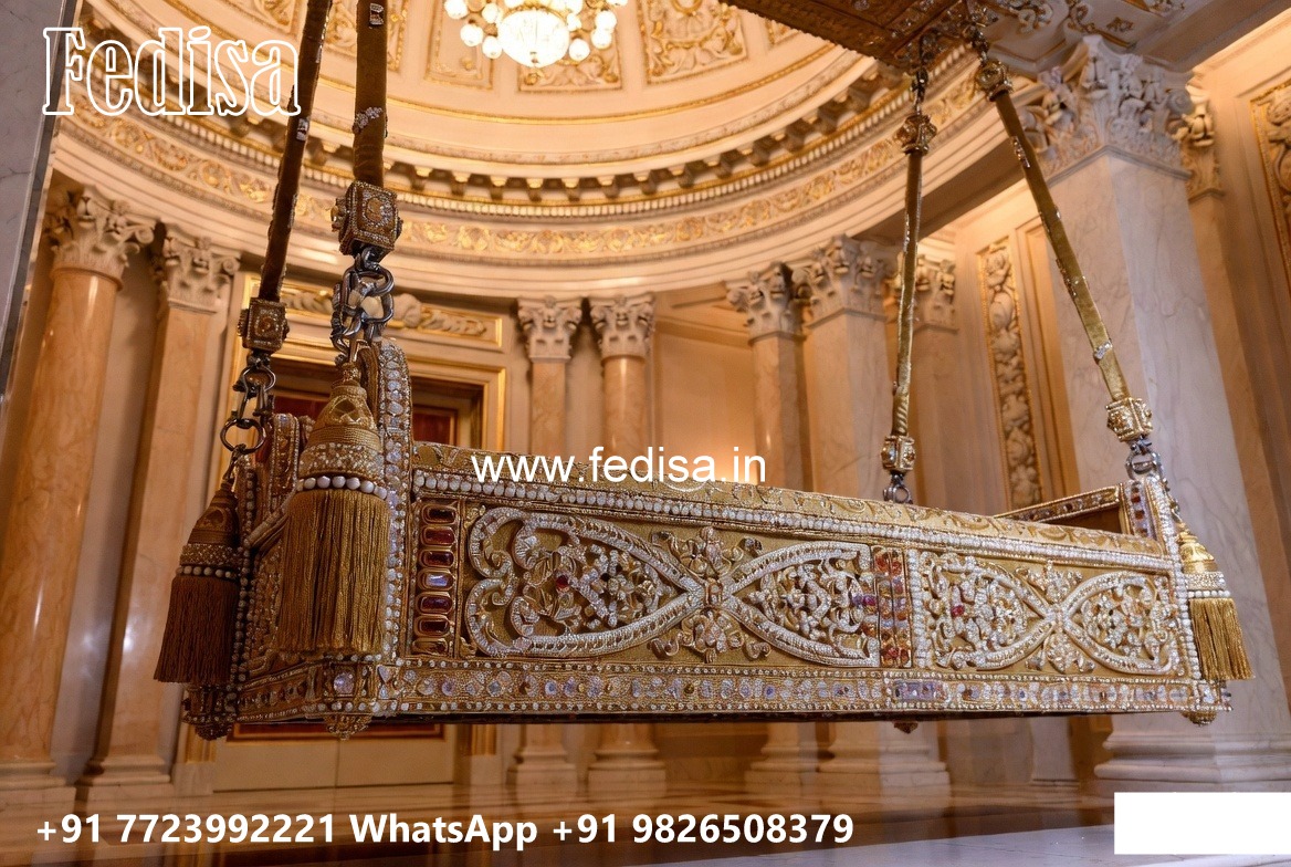 Handcrafted Wood Carving Swing Design for Elegant Hall Decor No-4461