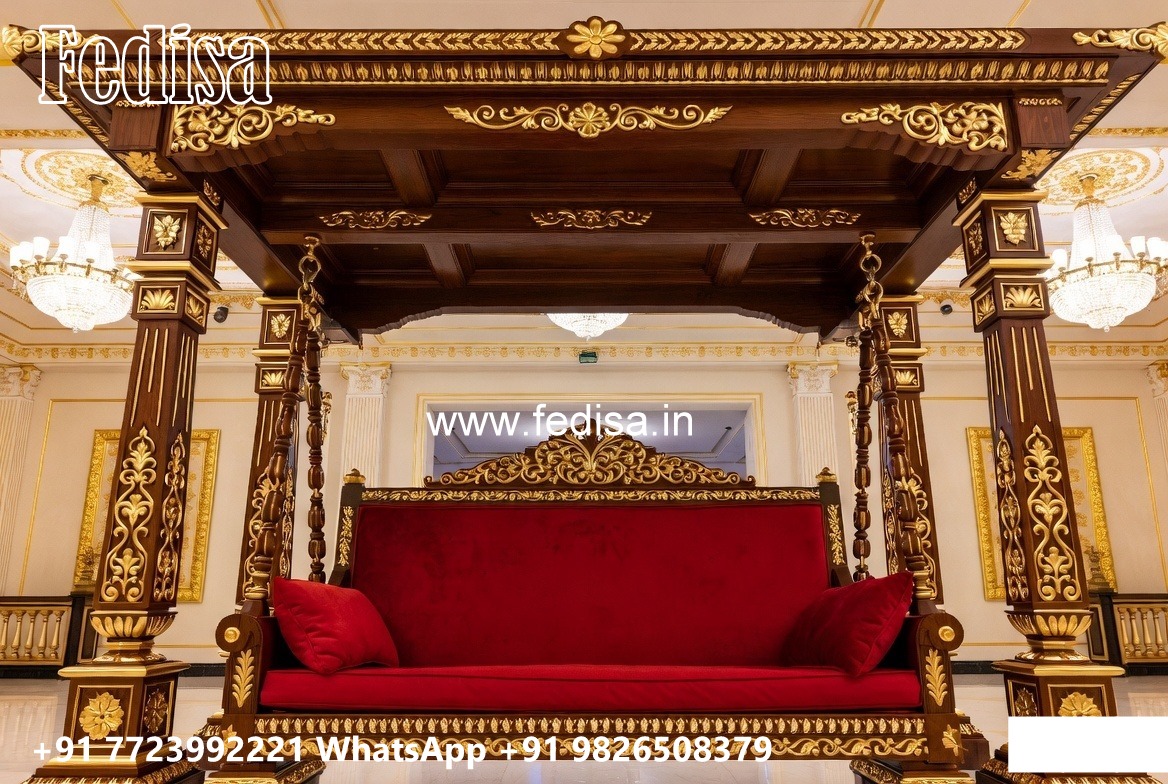 Luxury Wood Carving Swing Design with Palace Inspired Look No-4467