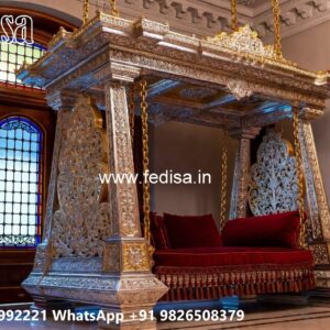 Wood Carving Swing Design with Premium Heritage Craftsmanship No-4475