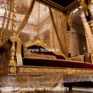 Elegant Wood Carving Swing Design for Heritage Villas No-4488