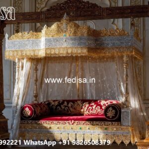 Stylish Wood Carving Swing Design for Elegant Home Decor No-4490