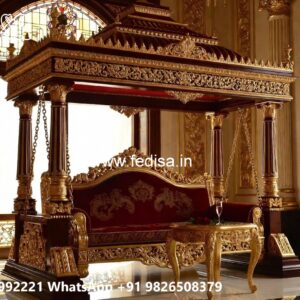 Wooden Swing Design for Luxury Balcony Decor Inspiration No-4538